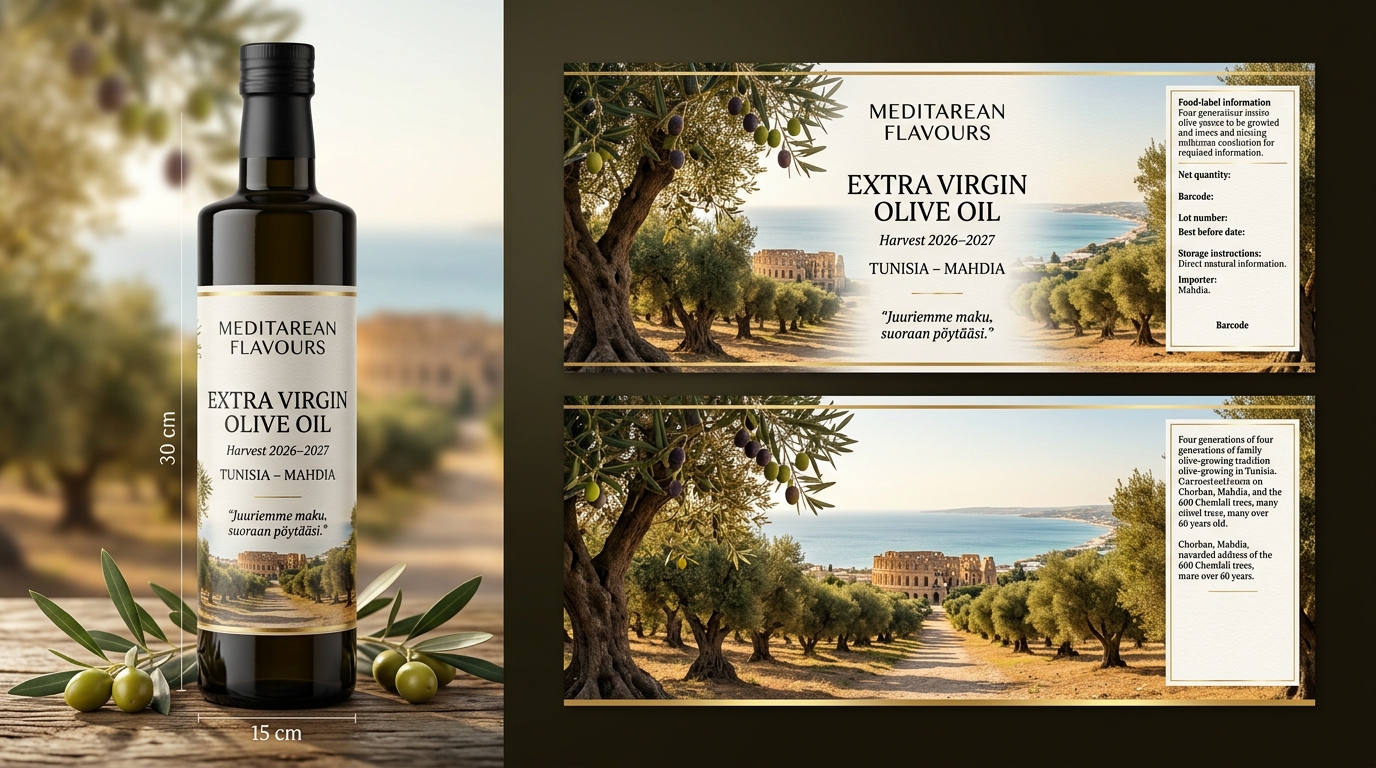 EXTRA VIRGIN OLIVE OIL  Harvest 2026–2027